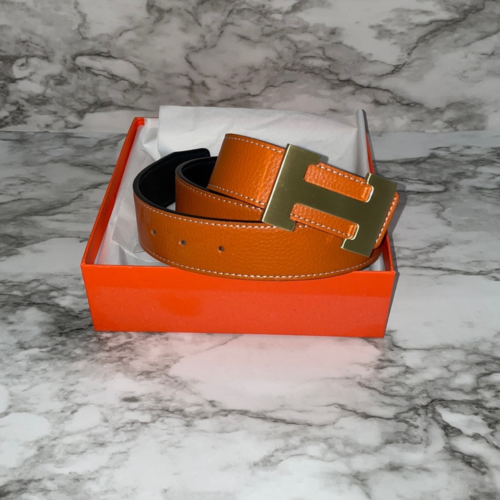 Belt with H buckle!
